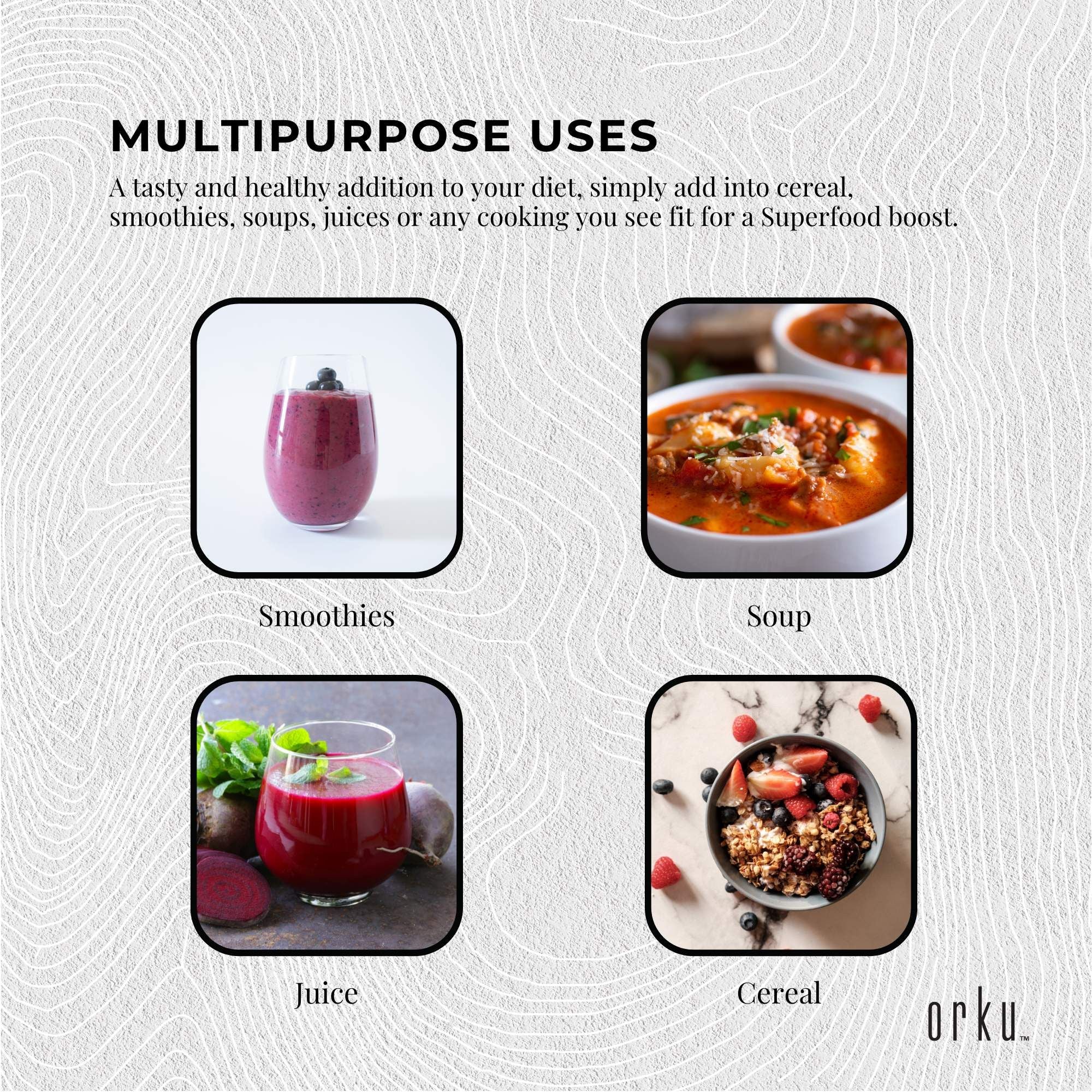 Orku 1Kg Organic Beetroot Powder - 100% Pure Beet Root Powder - Beta vulgaris