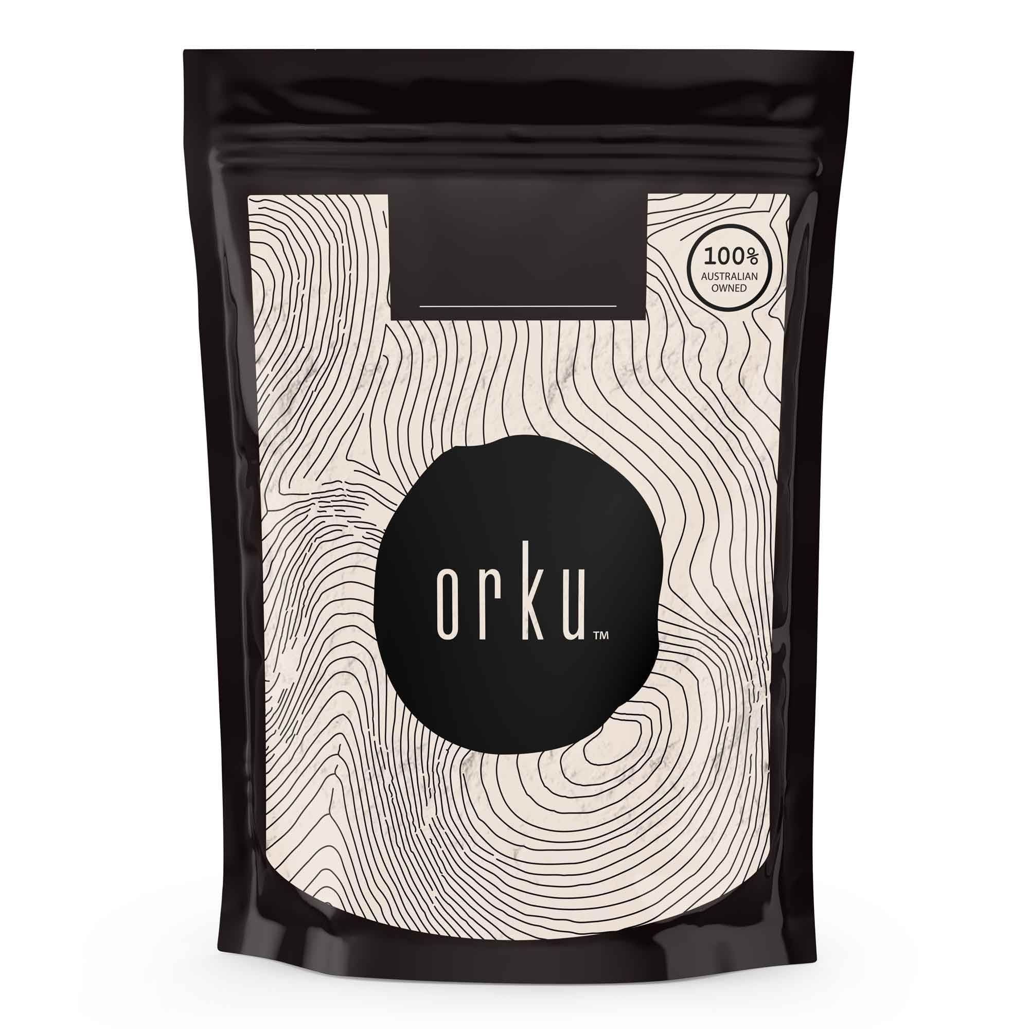 Orku 400g WPI Whey Protein Isolate Powder - Unflavoured Native Bag