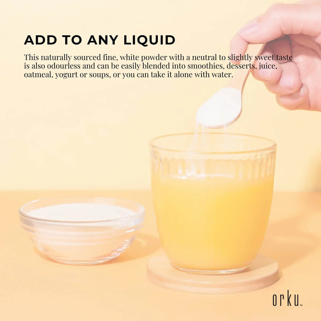 Orku 400g Chicory Root Inulin Powder - Unflavoured Food Ingredient
